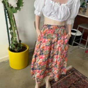 Vintage 90s floral skirt
